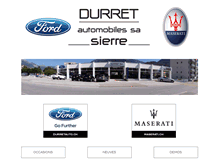 Tablet Screenshot of durretauto.ch